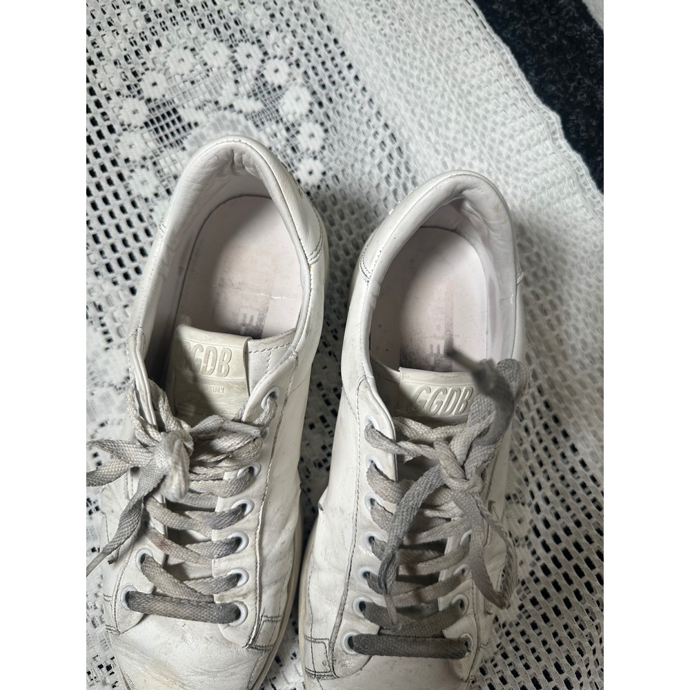 Golden Goose Pure Star Leather Low-Top Sneakers - Picture 3 of 7